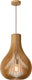 Lucide bodo - hanglamp - ø 38 cm - 1xe27 - lichte houtlook - japandi