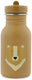 Trixie drinkfles – mr. bear- rvs waterfles voor kinderen – 350ml - lekvrije fles – bruin – beer