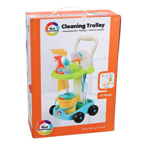 My first mijn eerste schoonmaaktrolley
