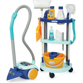 Load image into Gallery viewer, Écoiffier ecoiffier clean home schoonmaakkar met stofzuiger
