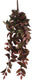 Mica decorations - tradescantia kunst hangplant - l15 x b20 x h54 cm - bordeaux