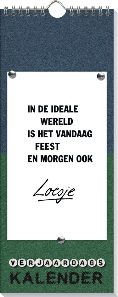 Interstat loesje verjaardagskalender