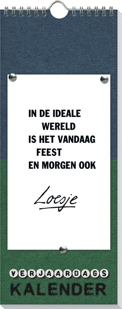 Interstat loesje verjaardagskalender