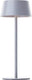 Brilliant picco - oplaadbare solar tafellamp - buiten - led 4w 3000k - 3 stepdim - ip44 - grijs