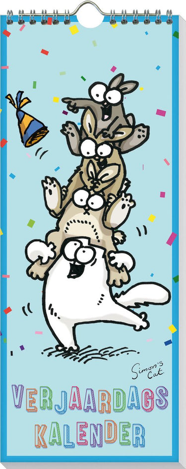 Interstat simon's cat verjaardagskalender