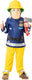 Rubies - brandweerman sam kostuum (5-6 jaar)