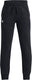 Under armour ua rival fleece joggers-blk jongens sportbroek - zwart - wit