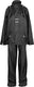 Ralka regenpak waterdicht en ademend - senior - reflectie - zwart - l