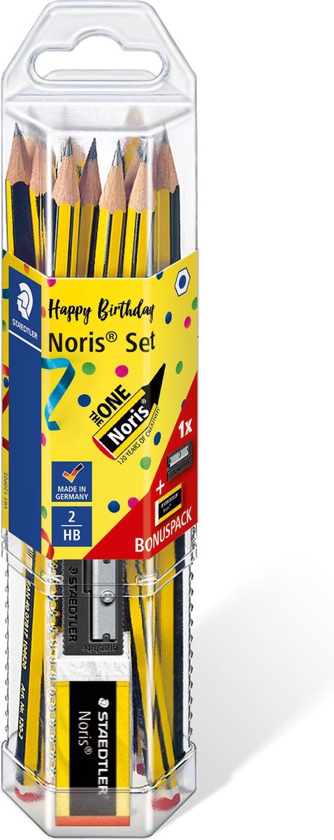 Staedtler promo set noris potlood 12 st + gom + slijper