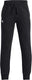 Under armour ua rival fleece joggers-blk jongens sportbroek - zwart - wit