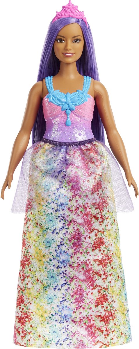 Barbie dreamtopia - pop - prinses met paars haar