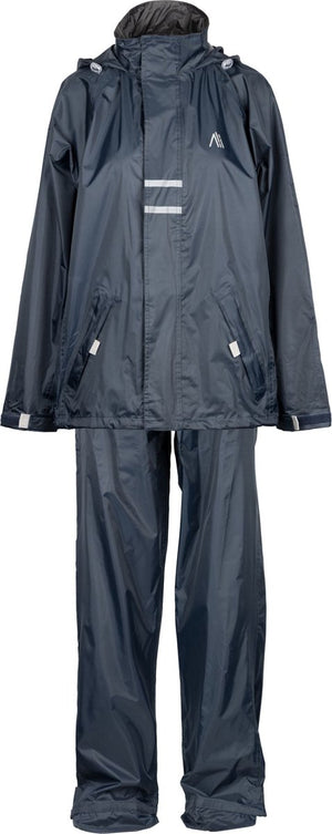 Ralka regenpak waterdicht ademend - junior - reflectie - marine - 176