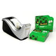 Dispenser c60-st4 zilver scotch + 4 rollen magic tape 19mmx33m