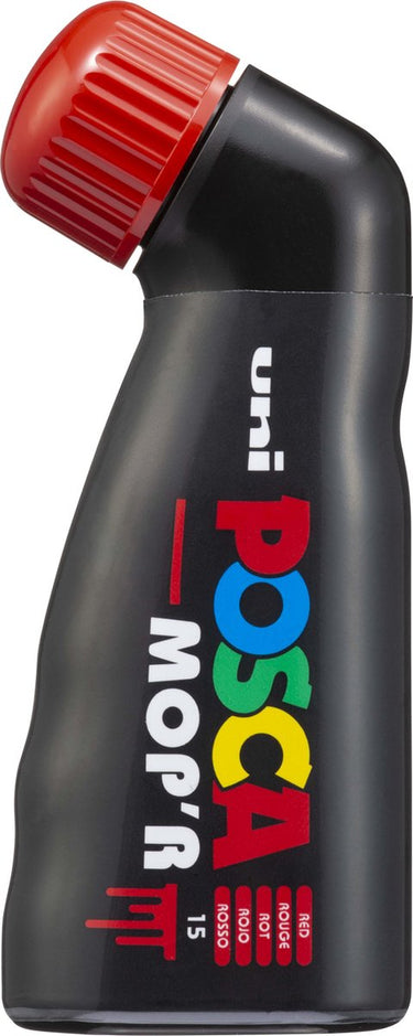 Posca mop'r verfmarker xxl 3-19mm rood - super dikke verfstift - acryl marker - stiften - marker - mop