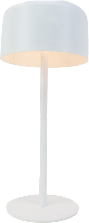 Eglo roccanova tafellamp - oplaadbaar (tot 22 uur licht) - solar - 30 cm - wit - draadloos - dimbaar - binnen en buiten
