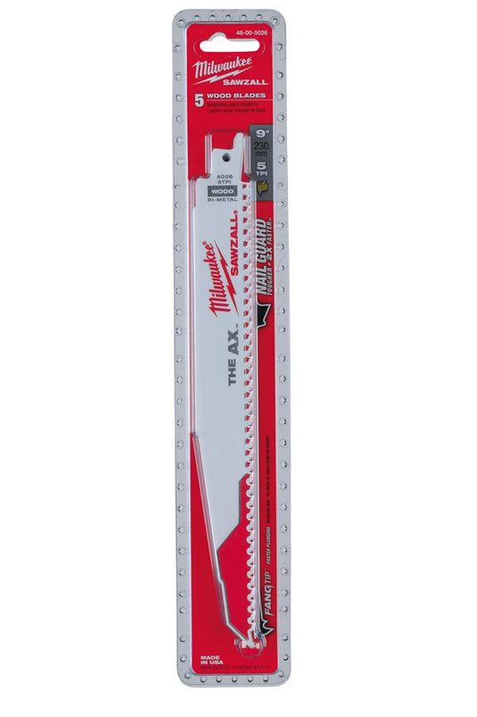 Milwaukee accessoires the ax - reciprozaagbladzaagblad 230 5 - 3,2 mm (25 stuks) - 48008026