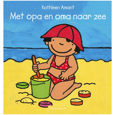 Centraal boekhuis met opa en oma naar zee