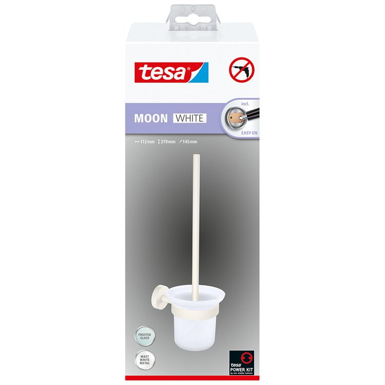 Load image into Gallery viewer, Tesa 1073531 - moon white toiletborstel wit | 1 stuks
