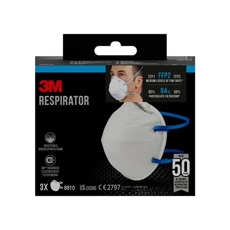 Load image into Gallery viewer, 3m 1061820 - stofmasker 8810c3n 3st | 3 stuks
