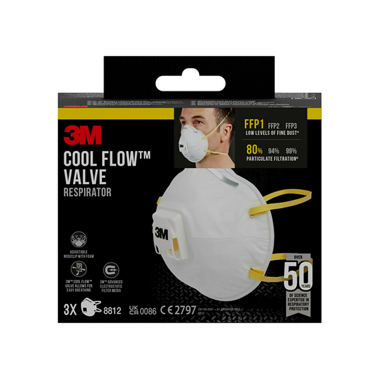 3m 1061821 - stofmasker 8812c3n 3st | 3 stuks