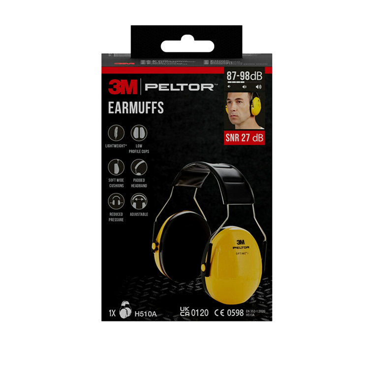 Afbeelding laden in galerijviewer, 3m ™ peltor™ optime™ comfort gehoorkap h510a (87-98 db) | 1 stuk
