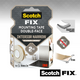 3m 1071430 - scotch-fix™ mounting tape voor spatwanden 10mmx2m, 4 rollen | 6 stuks
