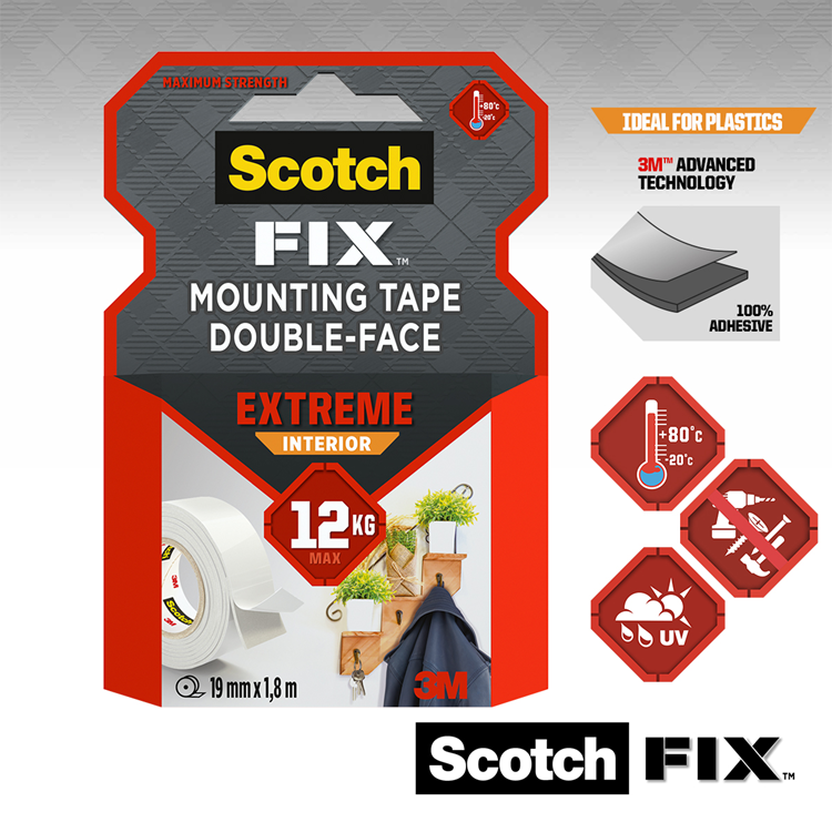 Load image into Gallery viewer, Montagetape scotch fix extreme interior 19 mm
