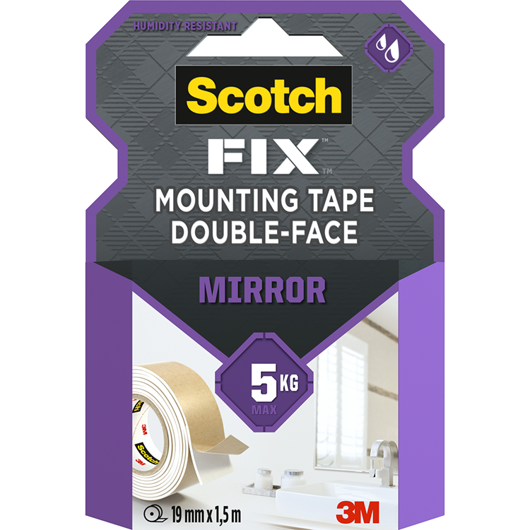 Afbeelding laden in galerijviewer, 3m 1071422 - scotch-fix™ mirror montagetapetape 19mmx1,5m, 1 rol pak | 12 stuks

