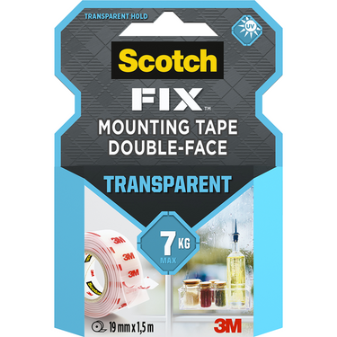 Dubbelzijdige tape scotch 4004 transparant
