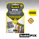 3m 1071433 - scotch-fix™ verwijderbare montvierkantjes 7mmx12,7mm, 64 vie | 16 stuks