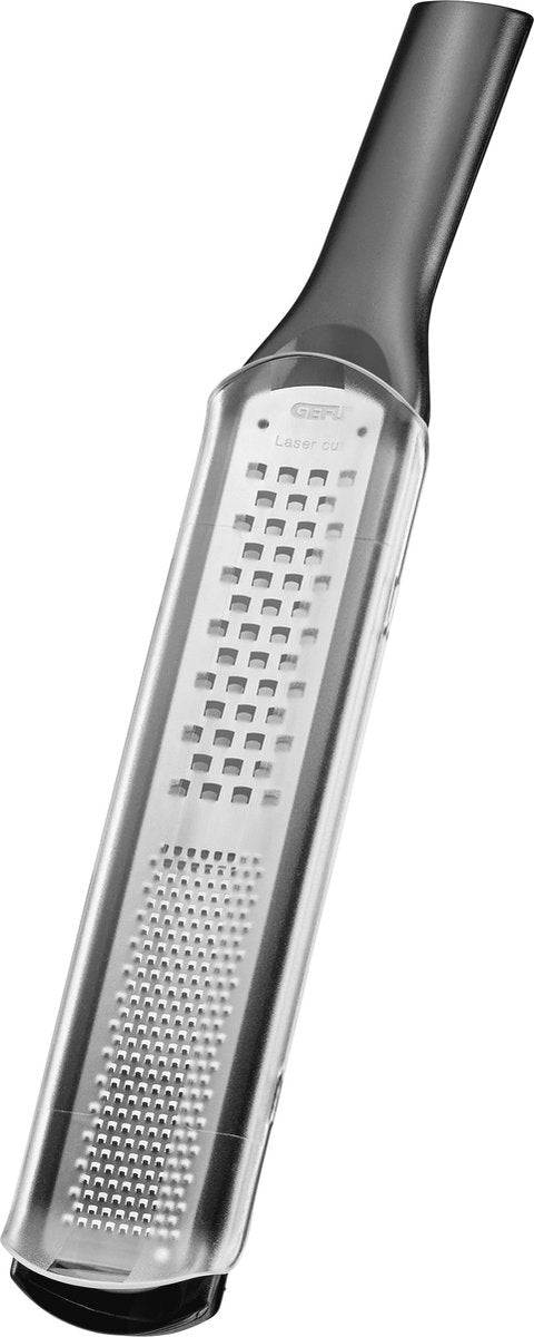 Gefu rafino fijne en grove rasp 32,4 cm – 2-in-1 – laser cut – rvs