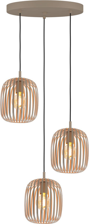 Eglo romazzina hanglamp - e27 - ø 46 cm - zandkleur