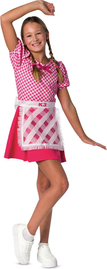 K3 verkleedkleding - verkleedjurk de 3 biggetjes - 3 5 jaar - maat 116