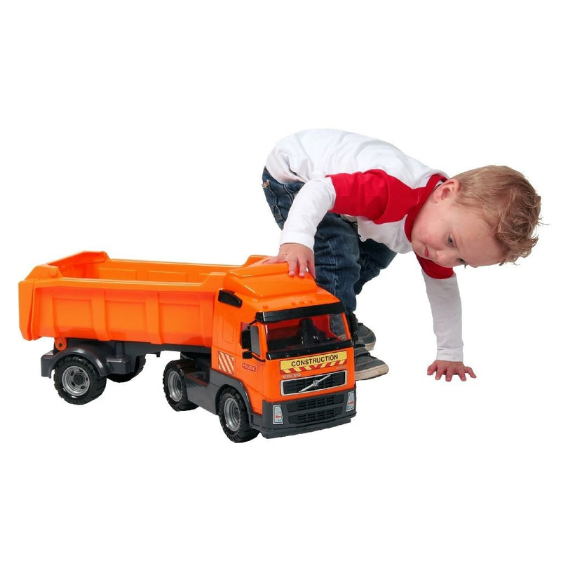 Load image into Gallery viewer, Cavallino polesie volvo kiepwagen 59x19x25 cm oranje

