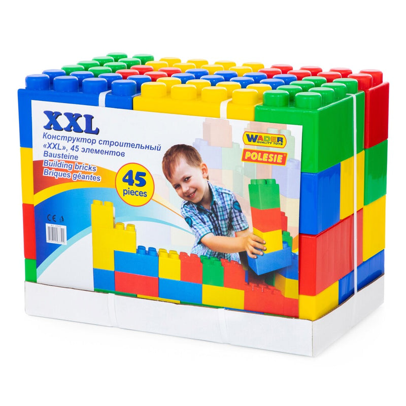 Load image into Gallery viewer, Polesie xxl bouwblokken 45 stuks
