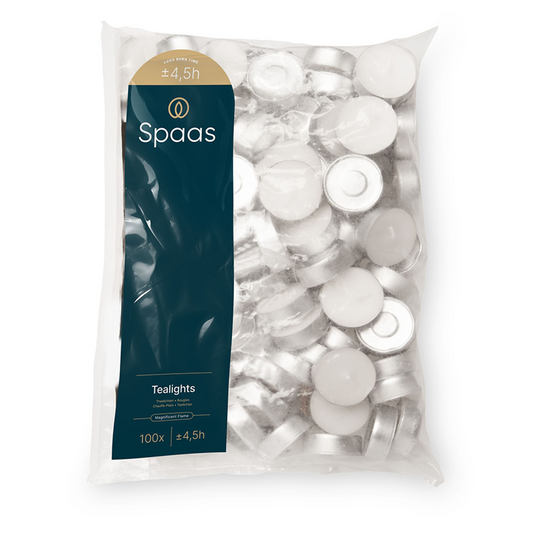Spaas 1074424 - theelichten zak 100st 4,5u | 4 stuks
