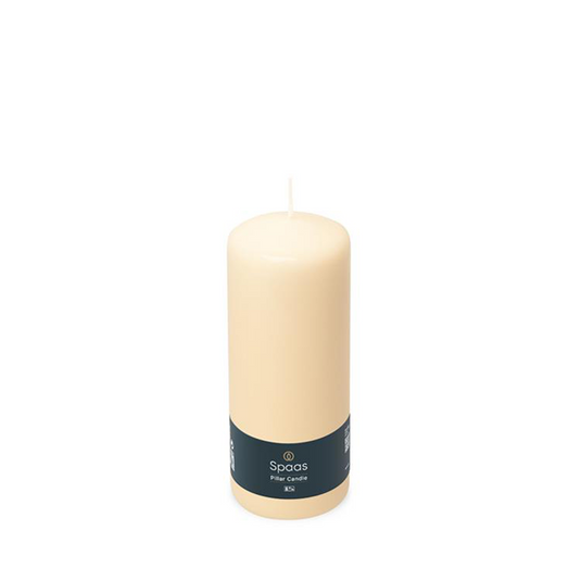 Spaas 1074088 - cilinderkaars 60 150 - ivoor | 12 stuks