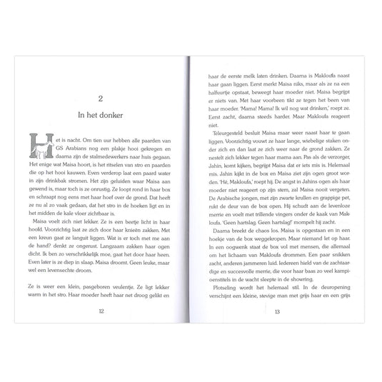 Uitgeverij kluitman gouden paarden: maisa de dappere arabier