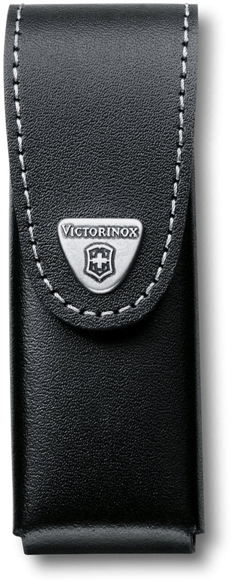 Victorinox riemetui - leer - zwart