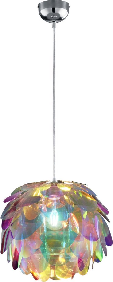 Rl live your light reality clover - hanglamp - chroom - excl. 1x e27 40w