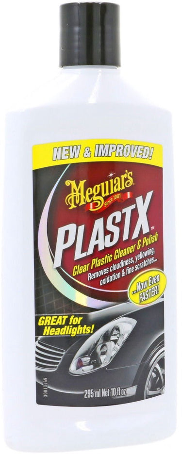 Meguiar's plastx cleaner polish - verwijdert krassen en vuil - voor helder plastic - 296 ml