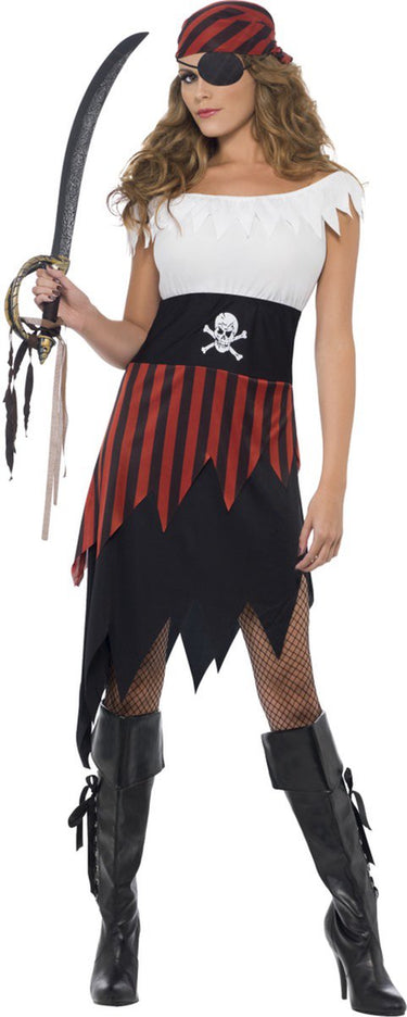 Vegaoo piraten kostuum voor vrouwen - verkleedkleding - small