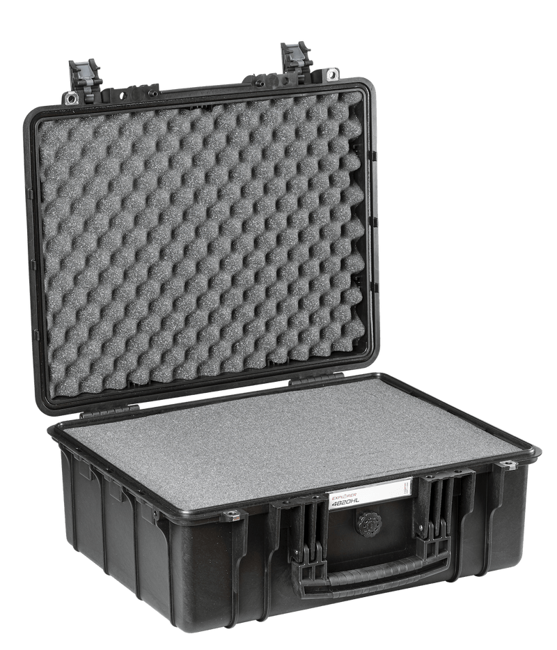 Load image into Gallery viewer, Explorer Cases 4820HL Koffer Zwart met Plukschuim

