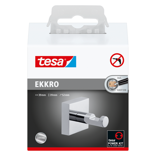 Tesa ekkro handdoekhaak lijm metaal
