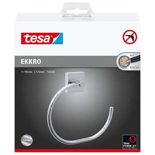 Tesa 1061423 - ekkro handdoekring | 1 stuks
