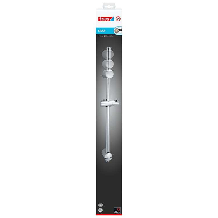 Load image into Gallery viewer, Tesa spaa verstelbare douchestang - 705 mm.
