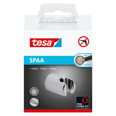 Tesa 1062573 - spaa douchekophouder | 4 stuks