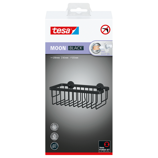 Tesa 1072286 - moon black doucherek enkel zwart | 1 stuks