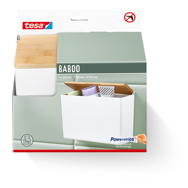 Tesa 1072300 - baboo opbergbox xl | 2 stuks