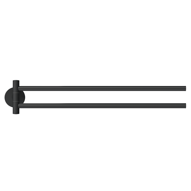 Load image into Gallery viewer, Tesa 1072281 - moon black handdoekhouder flexzwart, 2-armig | 2 stuks
